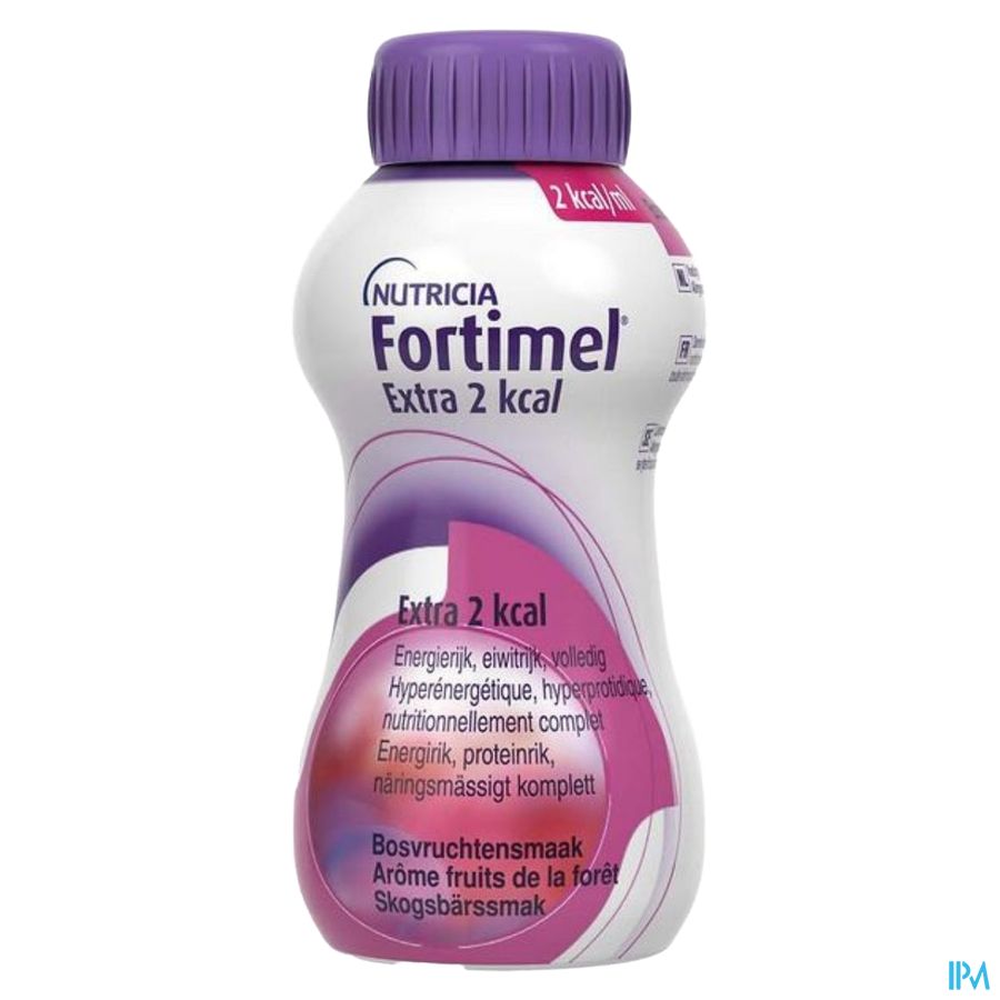 Fortimel Extra 2kcal Goût Fruits De La Forêt Bouteilles 4x200ml
