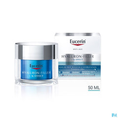 Hyaluron-Filler + 3x Effect Soin de Nuit Booster d'Hydratation Gel-Crème Anti-Rides & Anti-Âge Pot 50ml