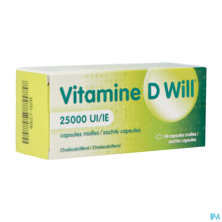 Vitamine D Will 25000ui Caps Molle 24
