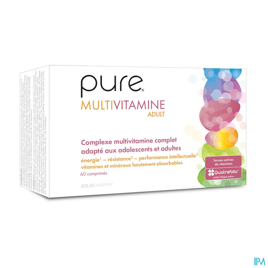 Pure Multivitamine Adult Comp 60