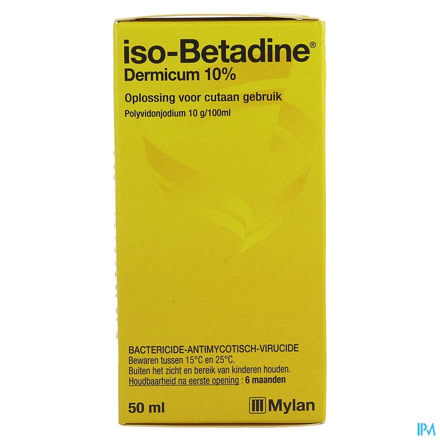 Iso Betadine Dermique 10% Sol Fl 50ml