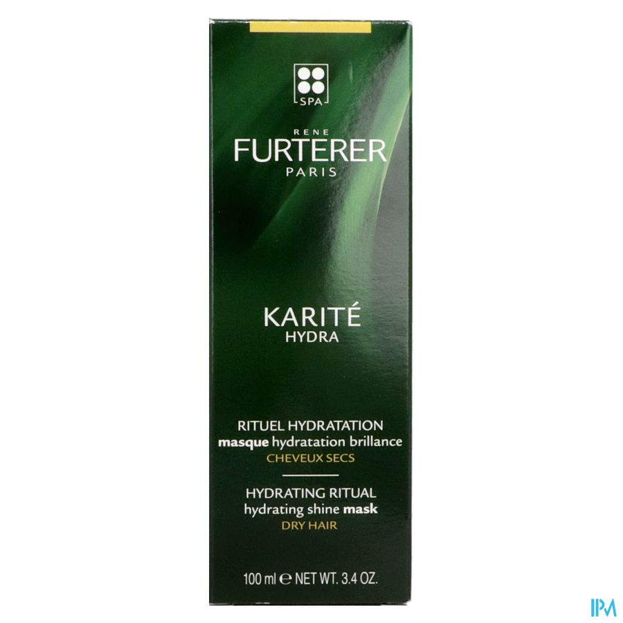 René Furterer - Masque hydratation brillance - Masque démêlant hydratant à l'huile de Karité - KARITE HYDRA