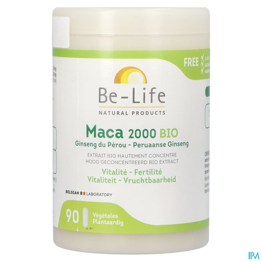 Maca 2000 Bio Be Life Pot Caps 90