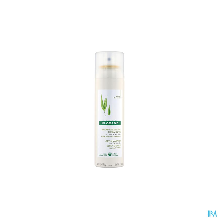 Klorane - Shampoing sec extra-doux au lait d’Avoine - L’original - Tous types de cheveux