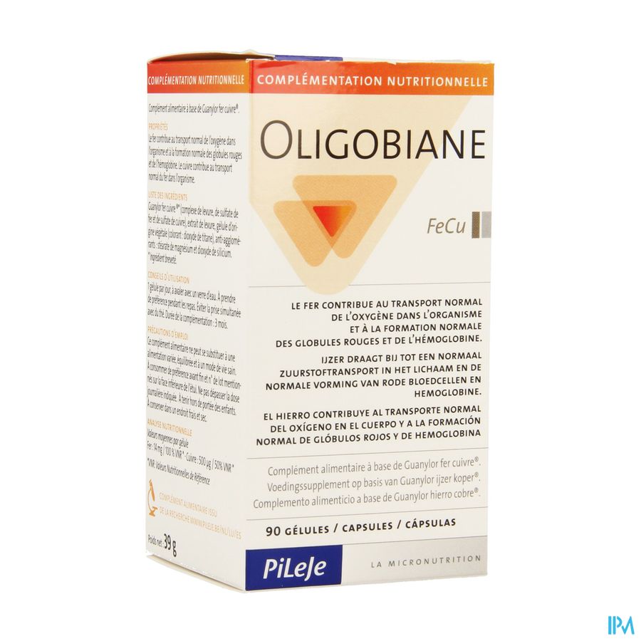 Oligobiane Fe Cu Gel 90x440mg