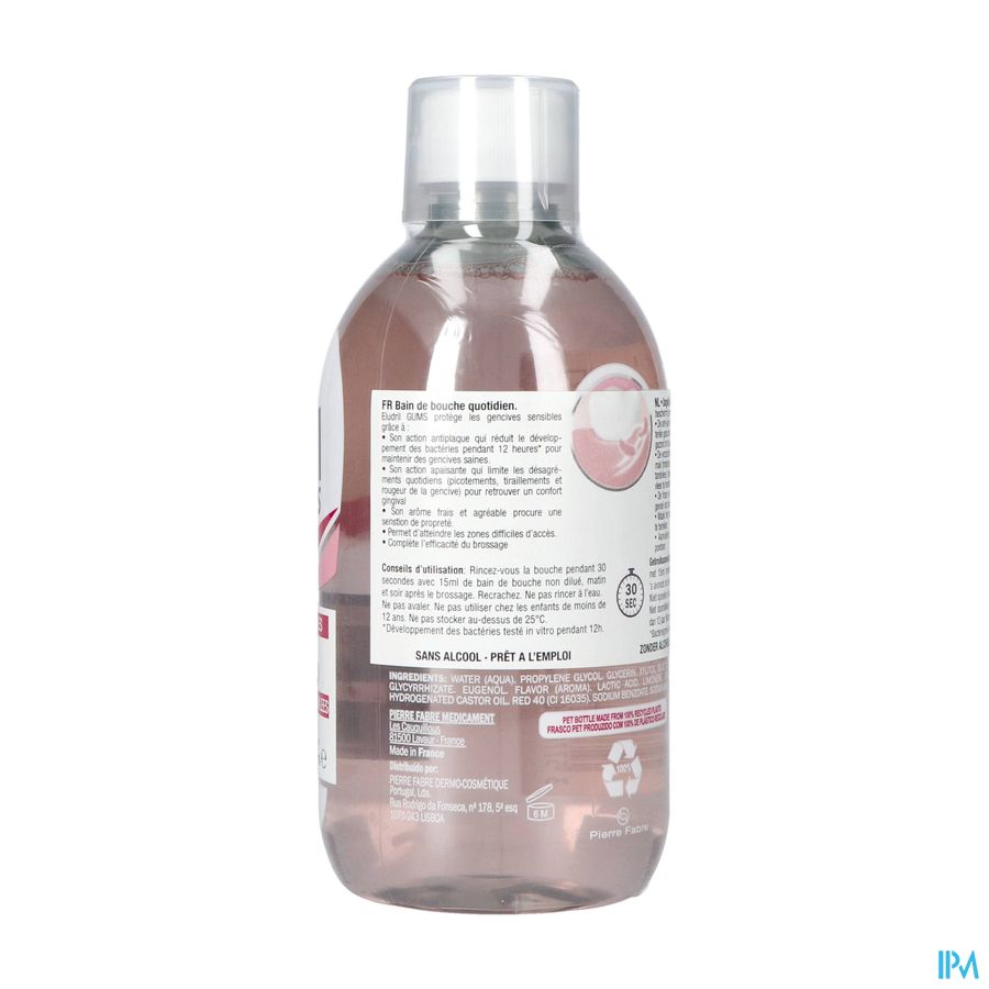 Eludril Gums — Bain de bouche quotidien soin gencives sensibles