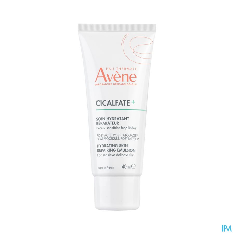 Eau Thermale Avène CICALFATE+ Soin Hydratant Réparateur post-acte, post-tatouage - Peaux sensibles fragilisées