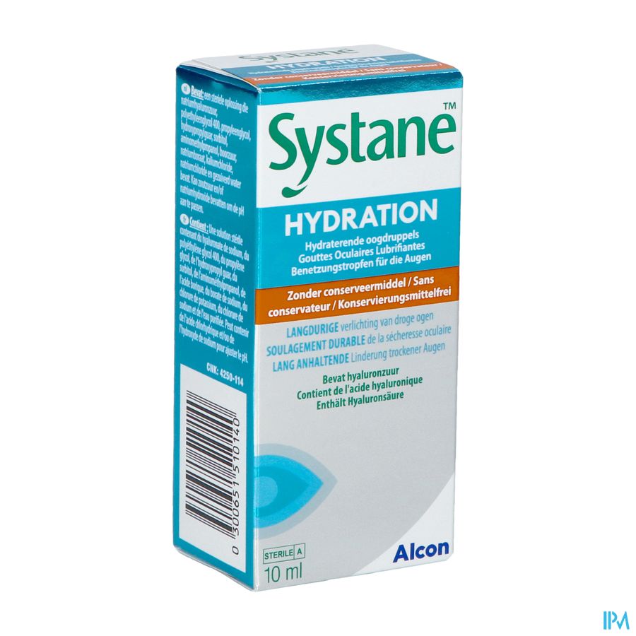 Systane Hydratation Gutt Oculaires S/conserv. 10ml