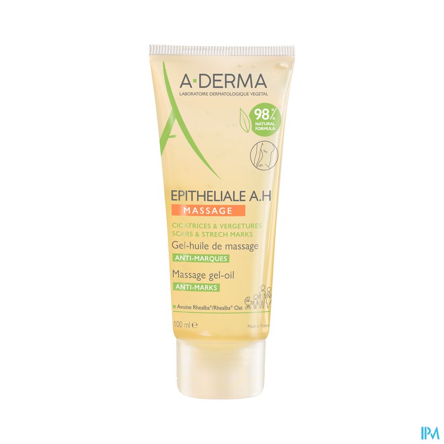 A-DERMA Epitheliale ULTRA REPAIR Gel-huile de massage anti-marques, Cicatrices et vergetures 100ml