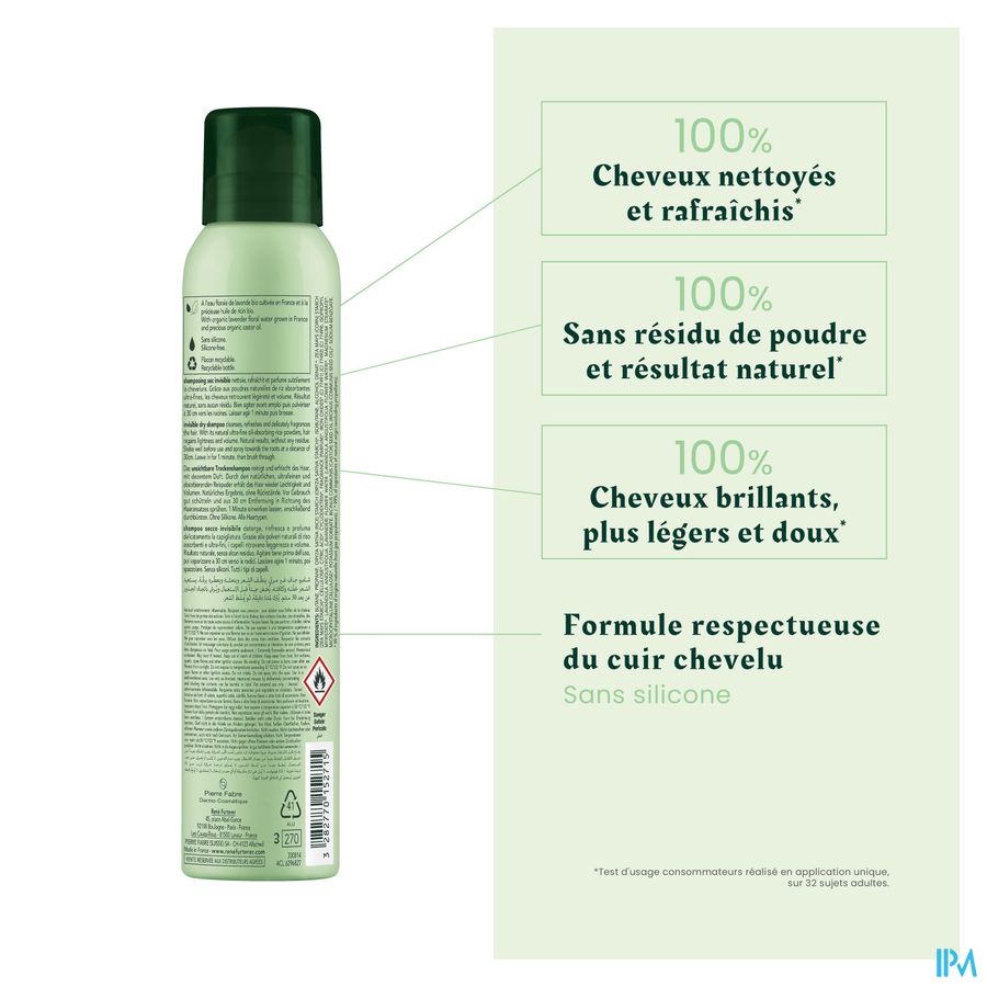 René Furterer Shampooing sec invisible - Shampoing sec naturel - NATURIA