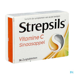 Strepsils Vitamine C Orange Past 36