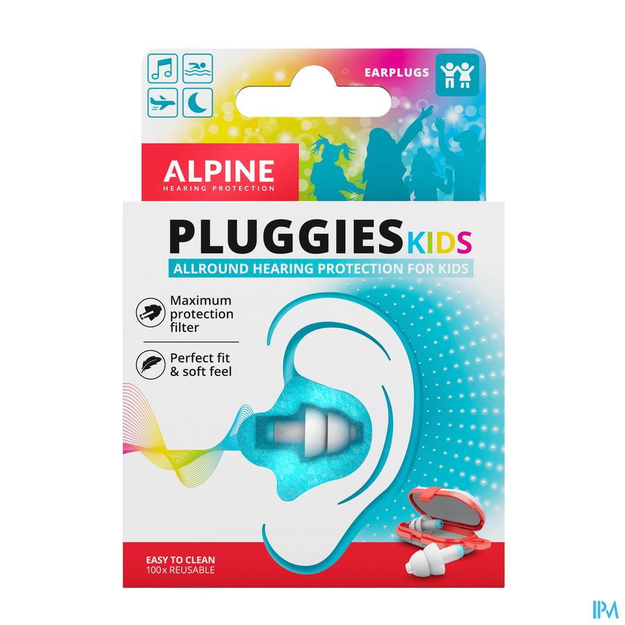 Alpine Pluggies Kids Bouchon Oreille 1p