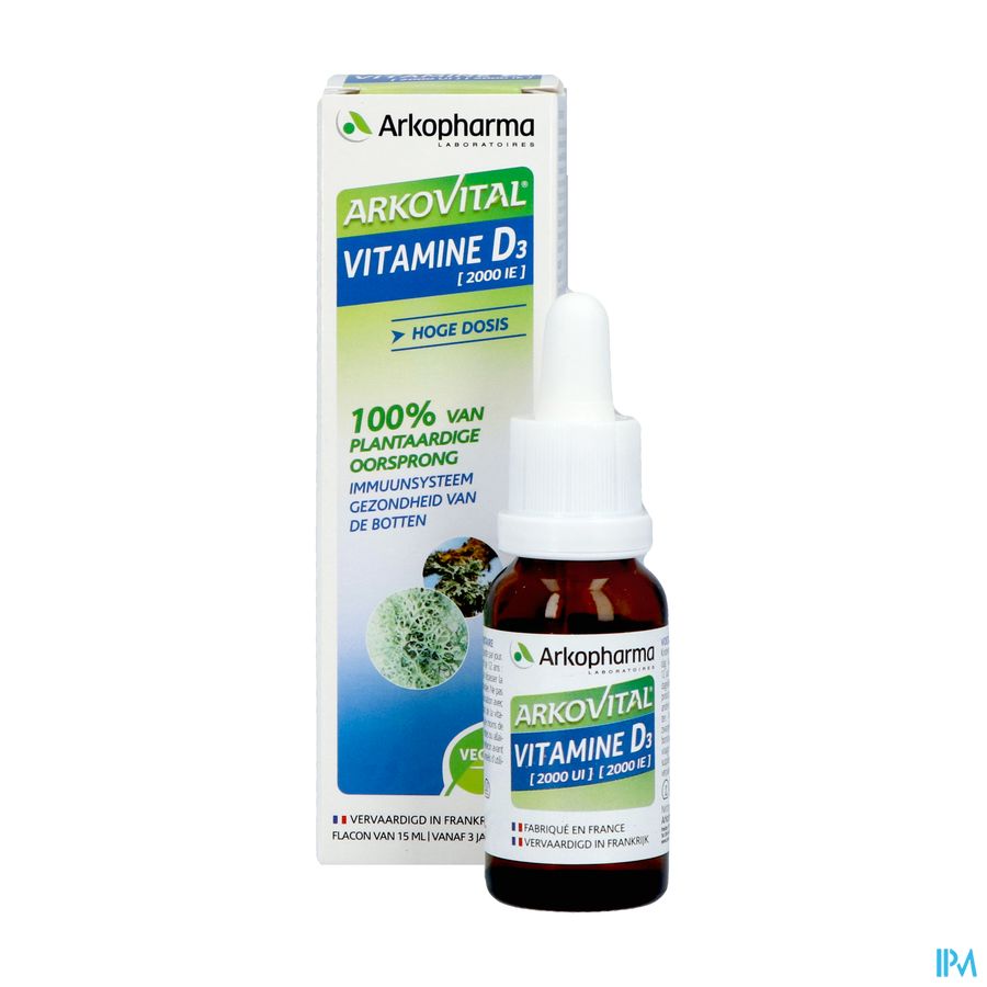 Arkovital Vit D3 & E Vegetales Fl 15ml