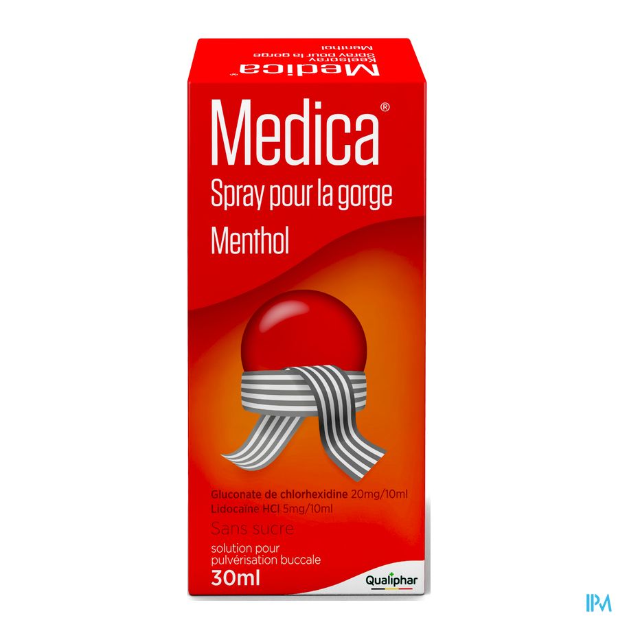 Medica spray pour la gorge Menthol 30 ml - mal de gorge