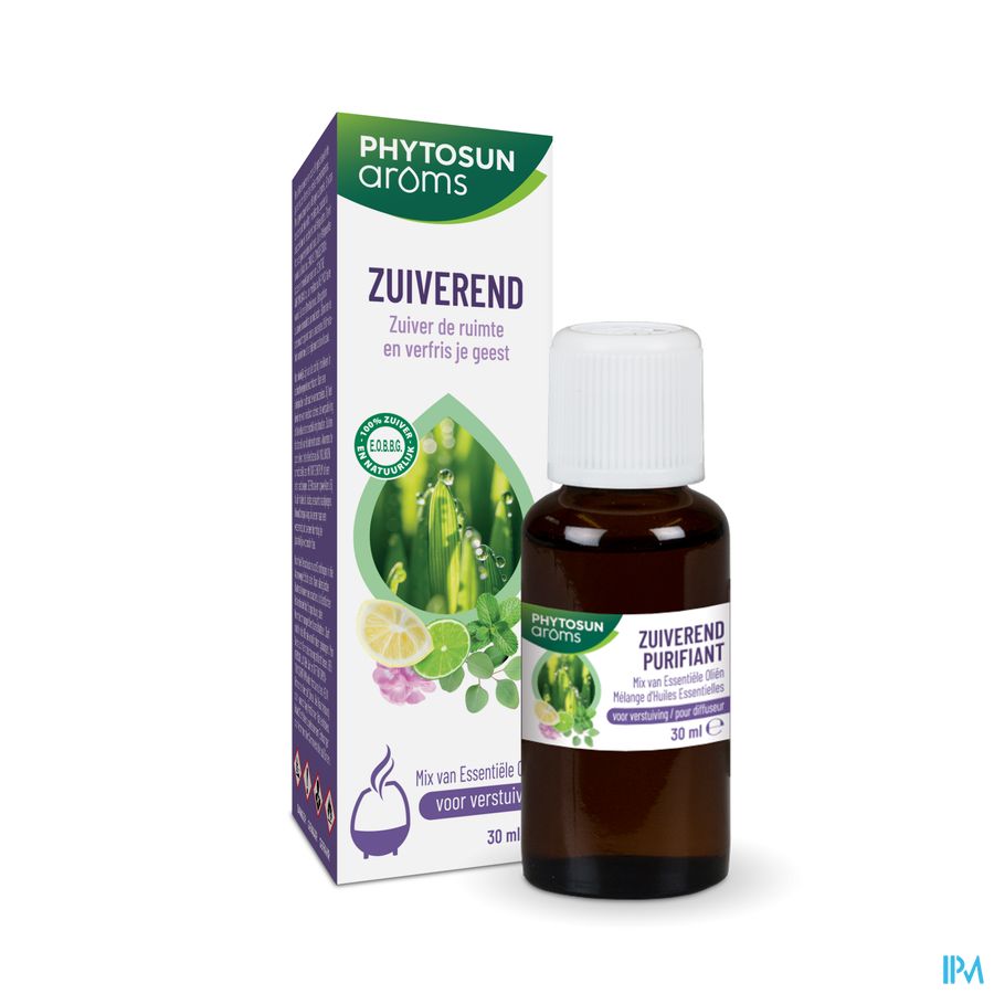 Phytosun® Mélange D’Huiles Essentielles – Purifiant – 30 ml – Purifier & Concentration