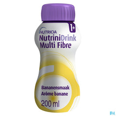 NutriniDrink Multi Fibre Arôme Banane Bouteille 200ml