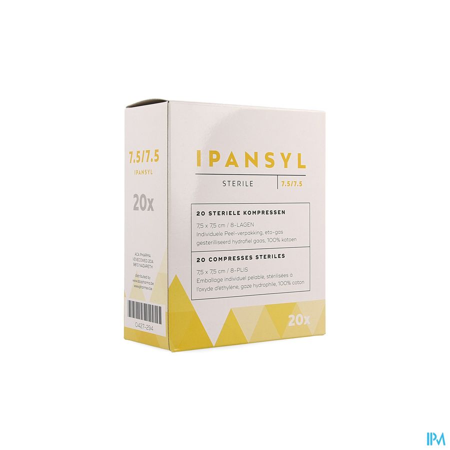 Ipansyl 3 Cp Ster 8pl 7,5x 7,5cm 20