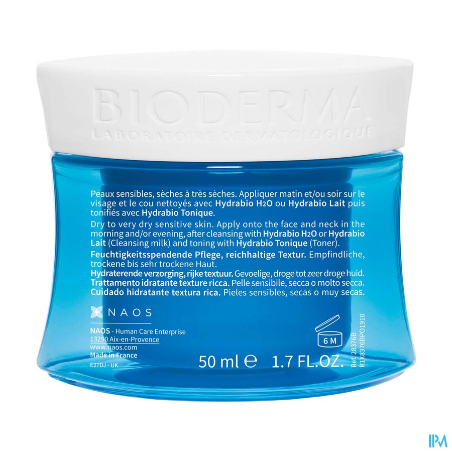 Bioderma Hydrabio Creme Pot 50ml