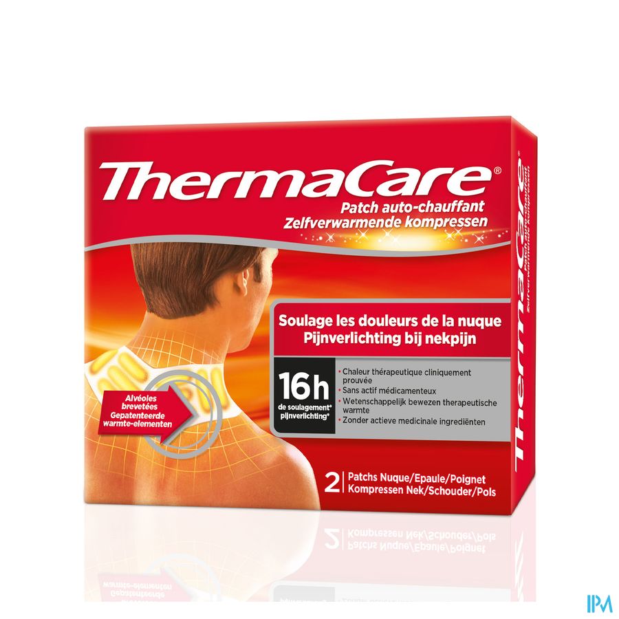 Thermacare Patch Auto-chauffant Nuque-Epaule-Poignet Douleur 2 pièces