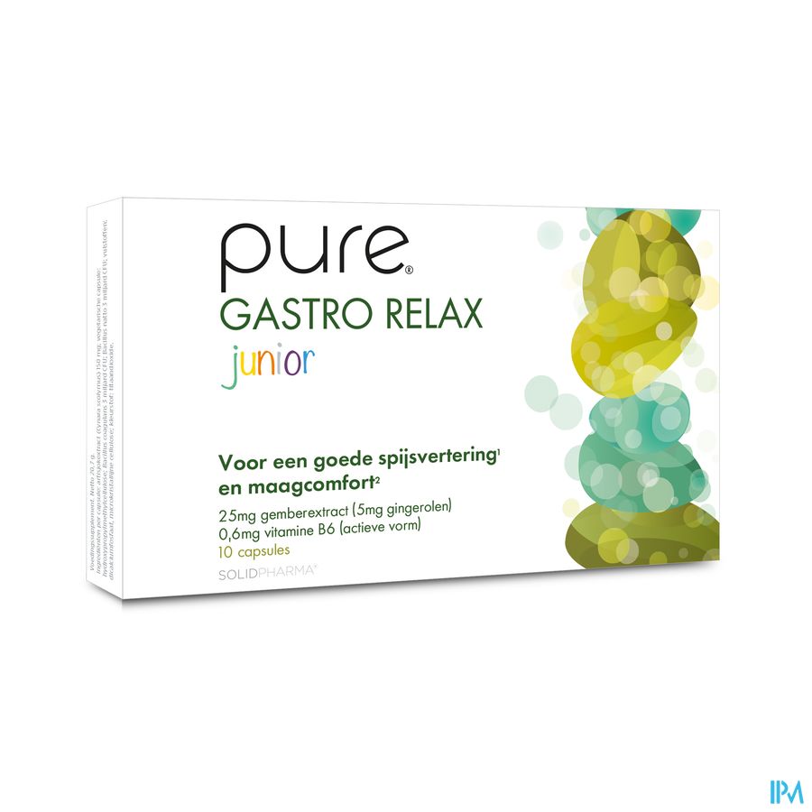 Pure Gastro Relax Junior Caps 10