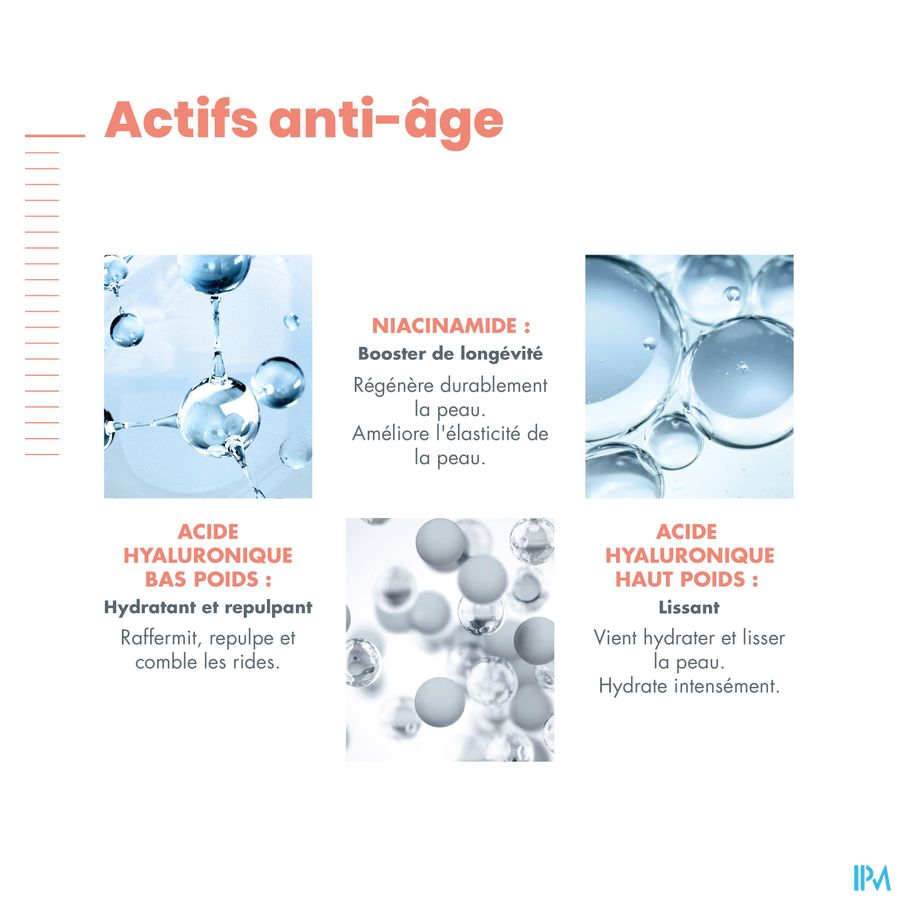 Eau thermale Avène Hyaluron Activ B3 Crème régénération cellulaire Anti-Age acide hyaluronique 50 ml