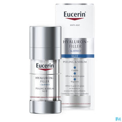 Hyaluron-Filler + 3x Effect Peeling & Serum Nuit Anti-Rides & Anti-Âge avec pompe 30ml