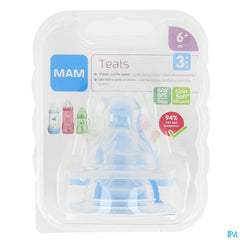 Mam Care Milk 3 Tetine Sil S/bisphenol A