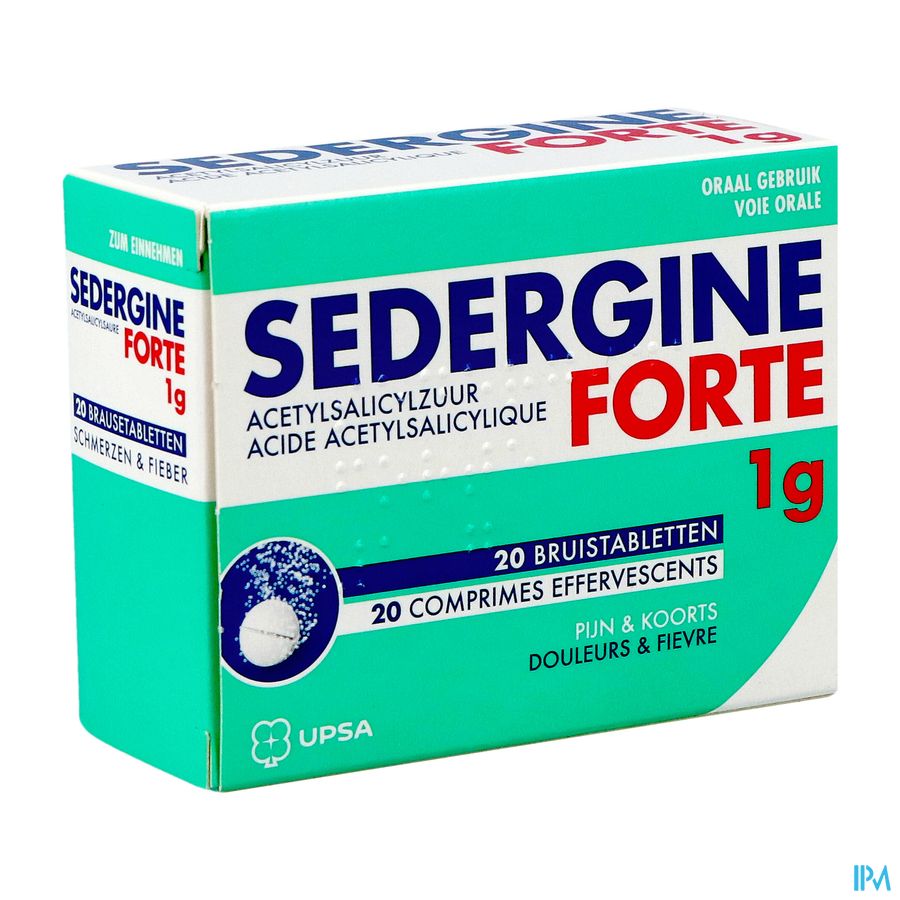 Sedergine Forte 1g Comp Efferv. 20