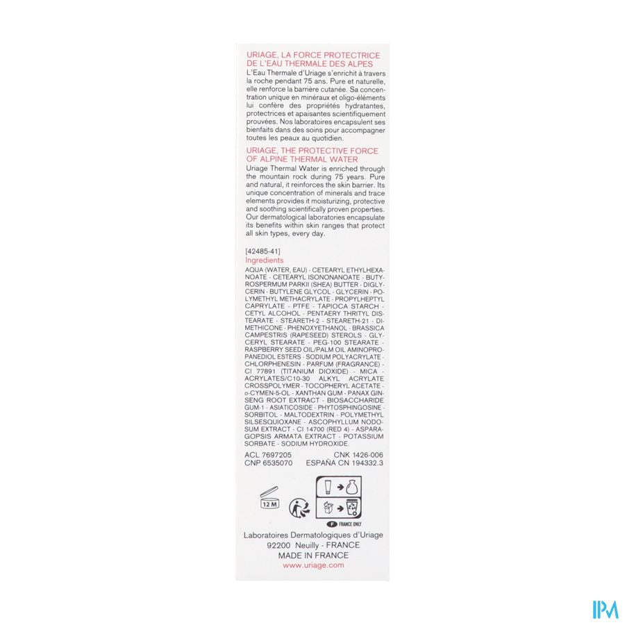 Uriage Roseliane Creme Anti Rougeurs Tube 40ml