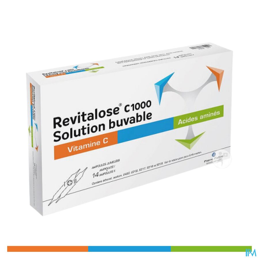 REVITALOSE® C 1000, solution - vitamine C, acides aminés