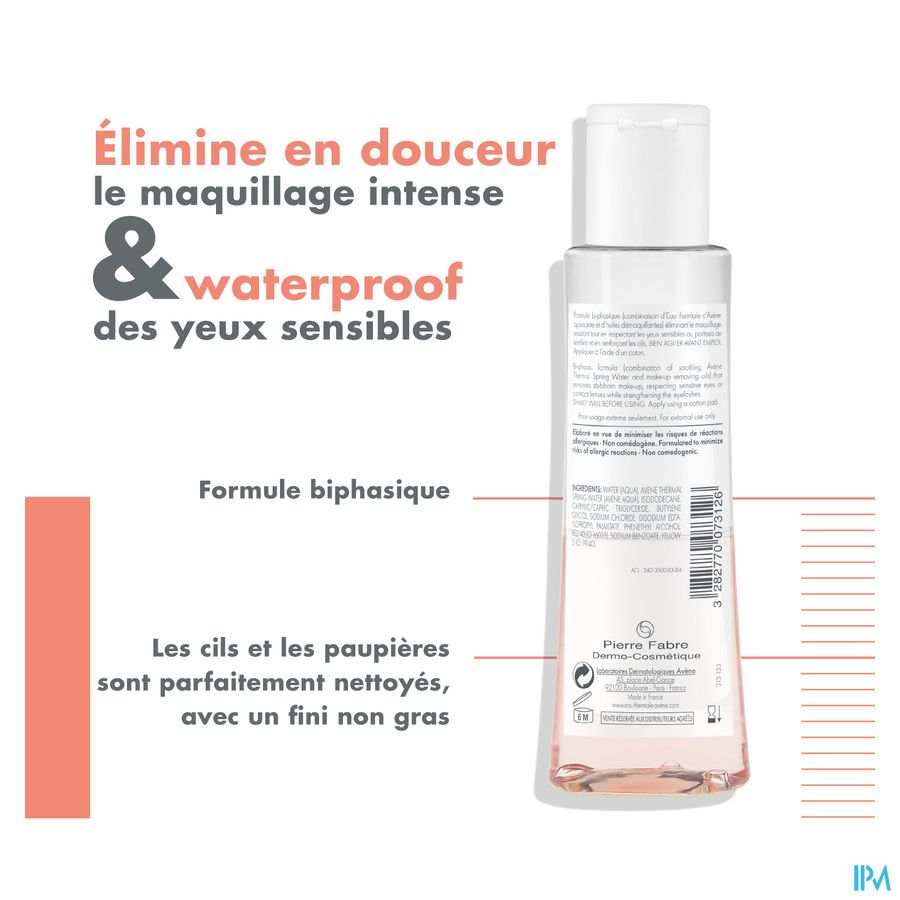 Eau Thermale Avène - Démaquillant yeux intense Les Essentiels