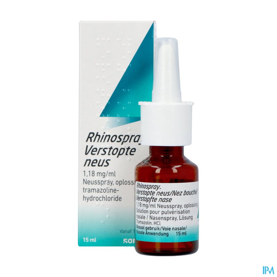 Rhinospray Nez Bouche 1,18mg/ml Spr Nasal Sol 15ml