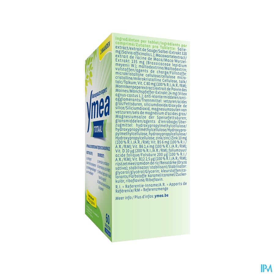 Ymea® Total 60 P. - Ménopause - Contre Bouffées De Chaleur & Fatigue