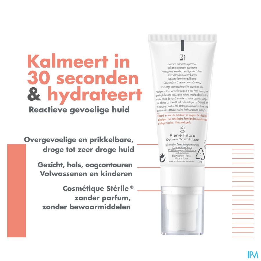 Eau Thermale Avène - Tolérance CONTROL Baume apaisant restaurateur Cosmétique Stérile®