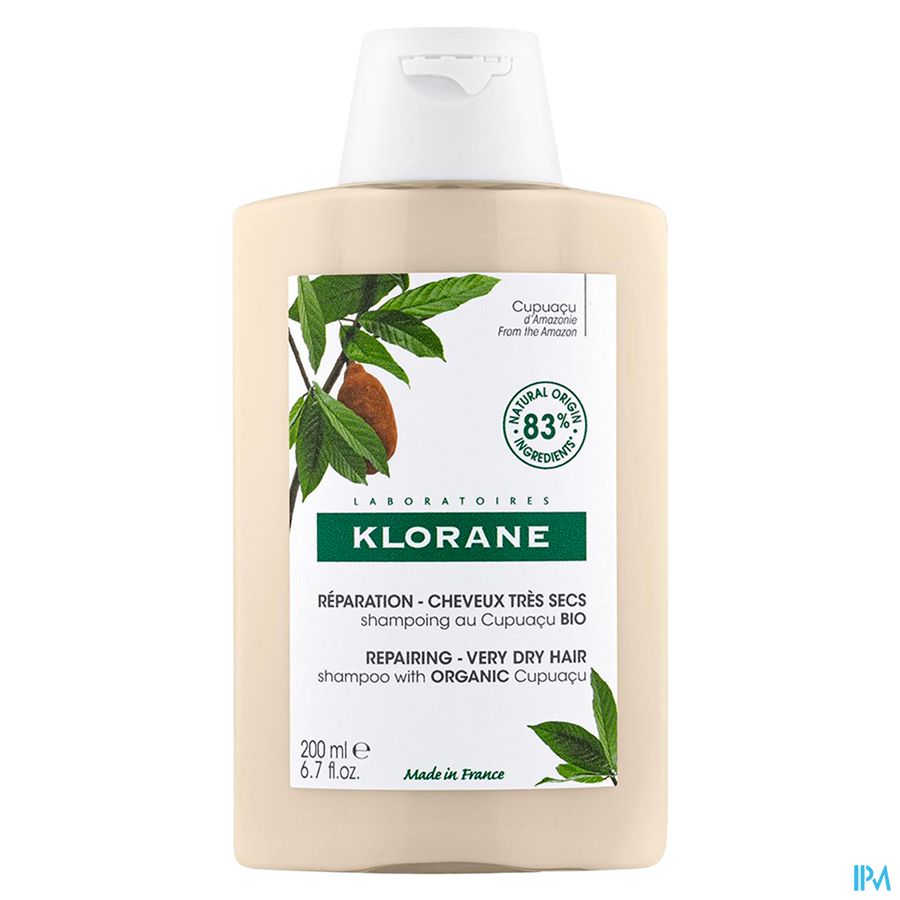 Klorane - Shampoing Réparation au Cupuaçu BIO - Cheveux très secs