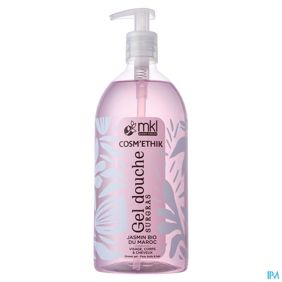 Cosm'ethik Gel Douche Jasmin Bio Maroc Fl Pompe 1l