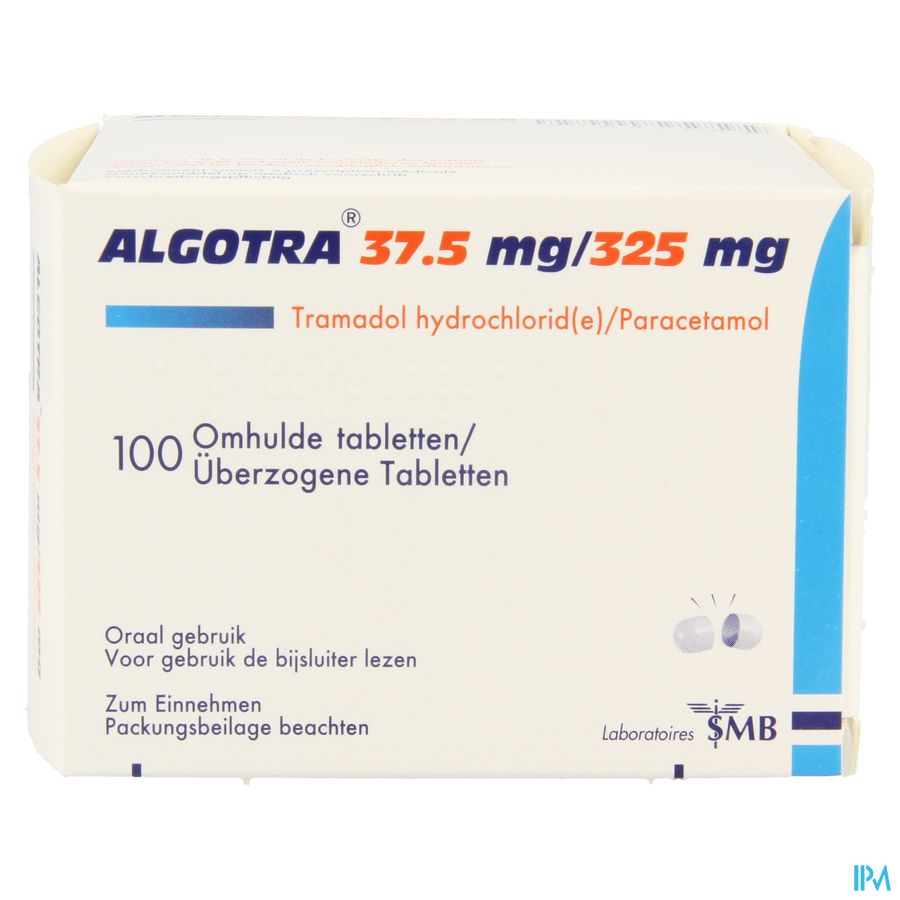 Algotra Comp Enrobes 100 X 325mg/37,5mg