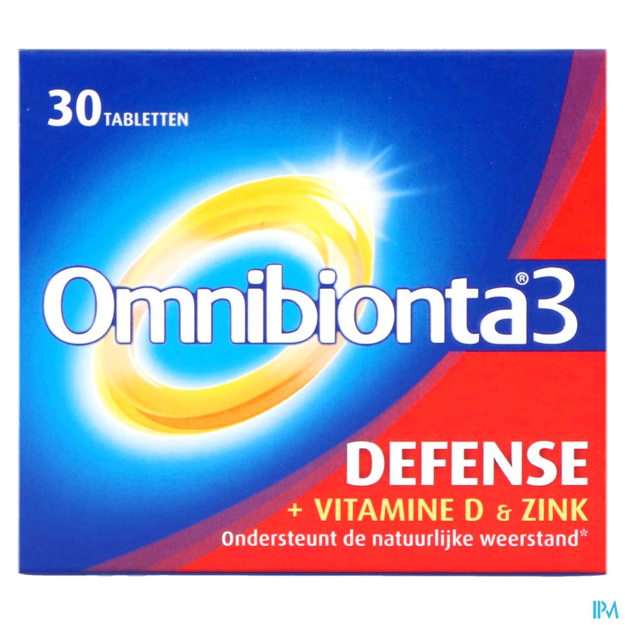 Omnibionta3 Defense Multivitamines Immunité (30 comprimés)