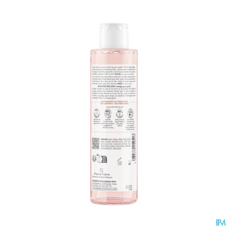 Eau Thermale Avène - Lotion tonique apaisante visage et yeux sensibles