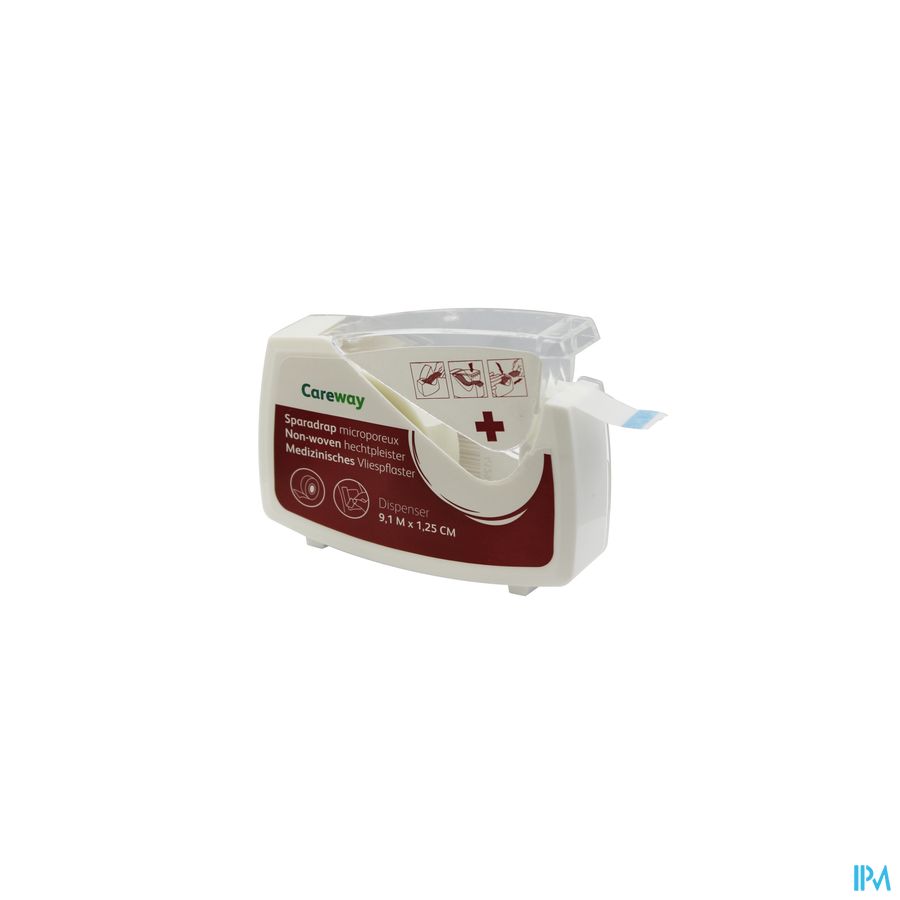 Careway Sparadrap Microporeux Dispens. 9,1mx1,25cm