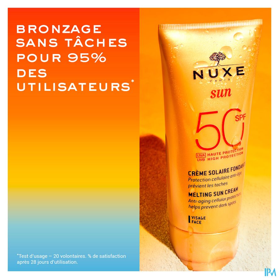 Nuxe Sun Cr Fondant Haute Prot. Visage Ip50 50ml