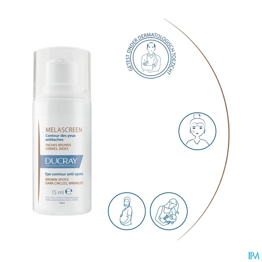 Ducray MELASCREEN Contour des yeux anti-taches anti-rides anti-cernes VITAMINE C