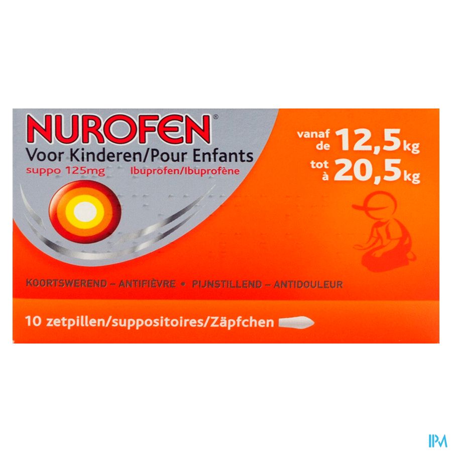 Nurofen Enfant 125mg Suppo 10x125mg