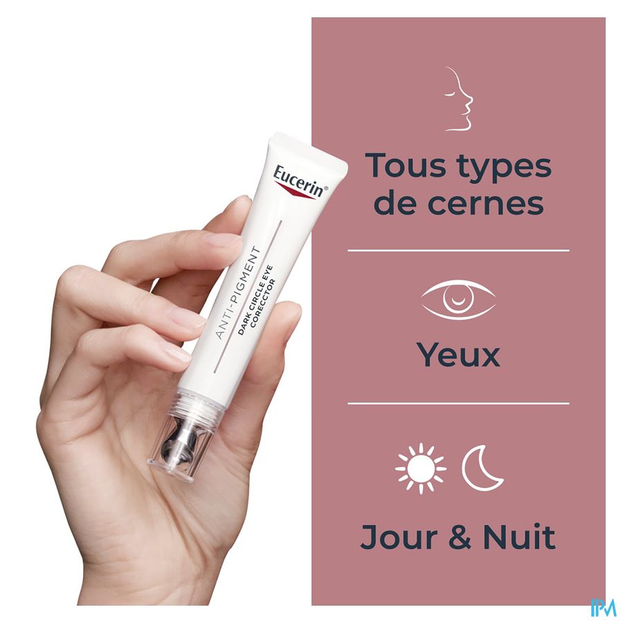 Eucerin Anti-Pigment Soin Contour des Yeux Illuminateur Correcteur de Cernes 15ml