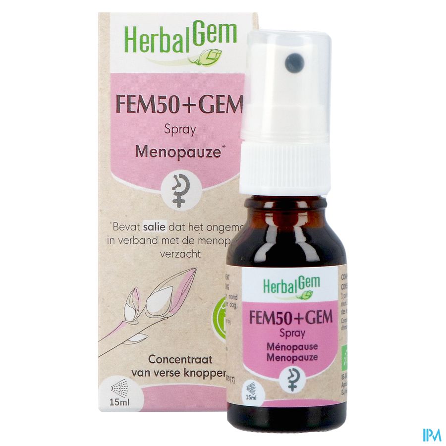 Herbalgem Fem50+ Gem Spray Bio 15ml