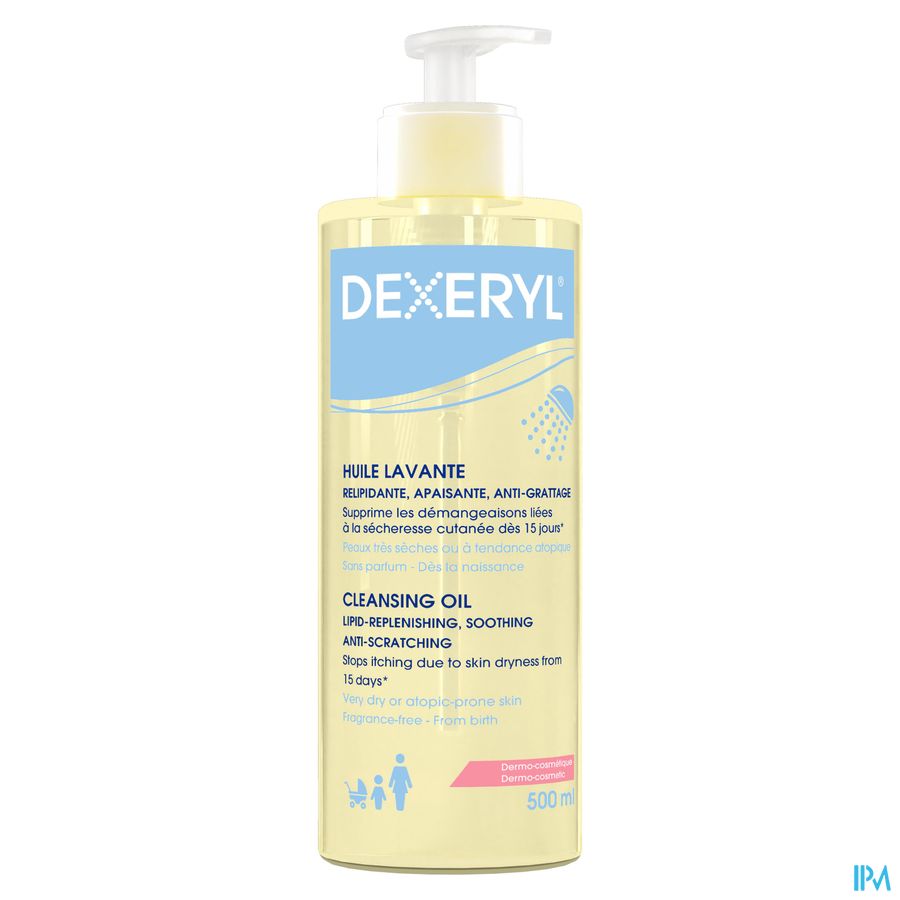 DEXERYL HUILE LAVANTE 500ML Hygiène peau sèche et à tendance atopique