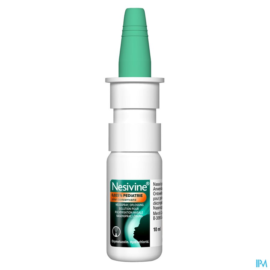 Nesivine 0,025% Sine Conserv Ped Spray Nas 10ml