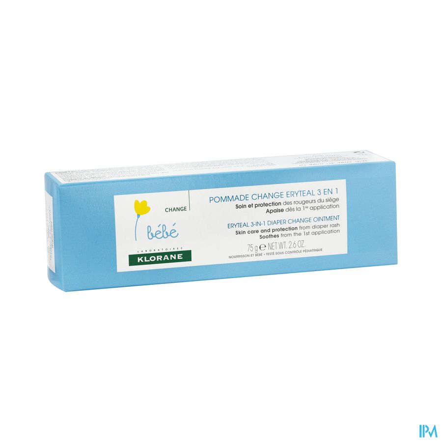Klorane - Pommade change Eryteal 3 en 1 au Calendula apaisant - Bébé - Change - Siège