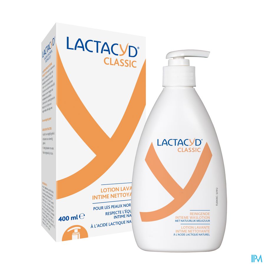 Lactacyd® Classic - Lotion Lavante Intime Nettoyante - Usage Quotidien - 400 ml