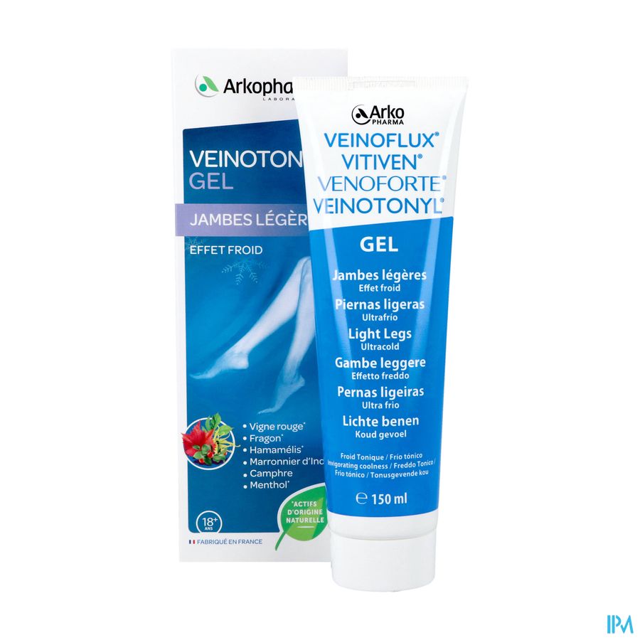 Veinotonyl Gel Jambes Legeres Effet Froid 150ml